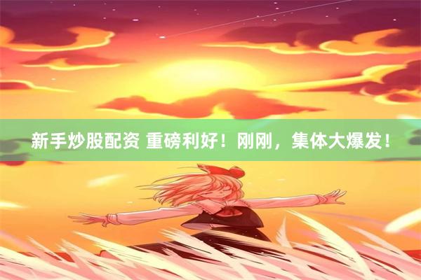 新手炒股配资 重磅利好！刚刚，集体大爆发！