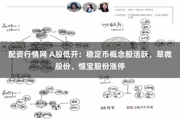 配资行情网 A股低开：稳定币概念股活跃，翠微股份、恒宝股份涨停