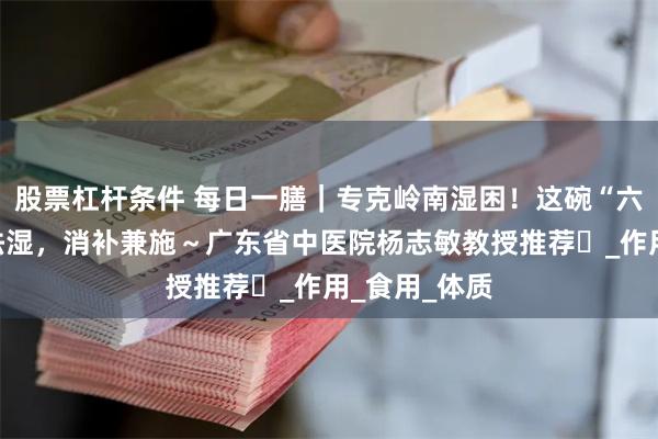 股票杠杆条件 每日一膳｜专克岭南湿困！这碗“六子粥”健脾祛湿，消补兼施～广东省中医院杨志敏教授推荐​_作用_食用_体质